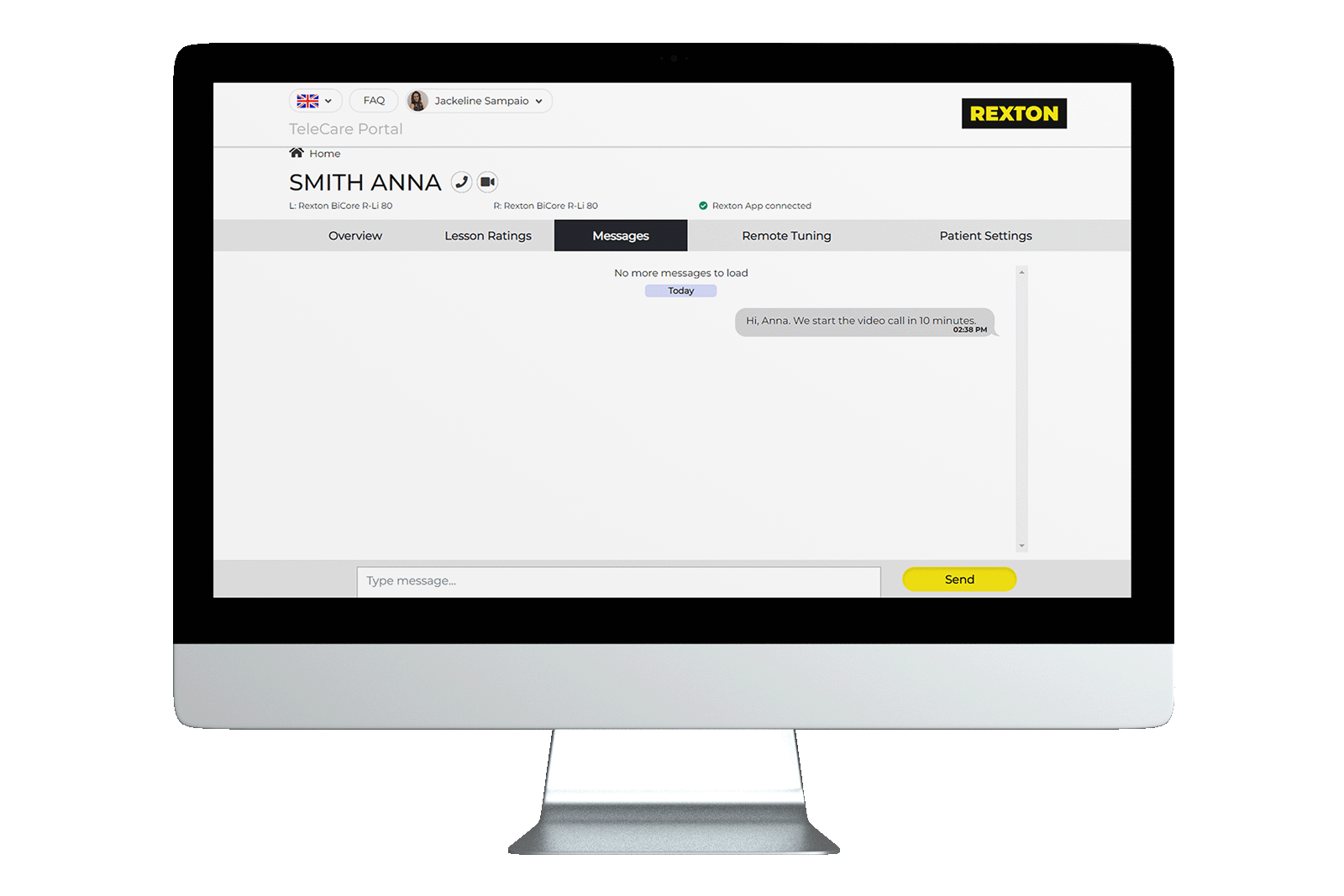 TeleCare Remote hearing aid care Rexton