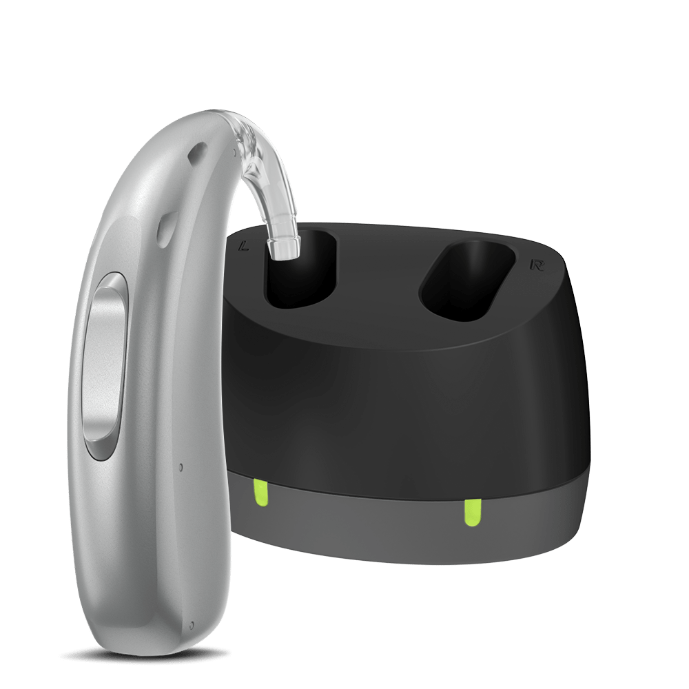 MCORE BLi rechargeable BTE hearing aids Rexton