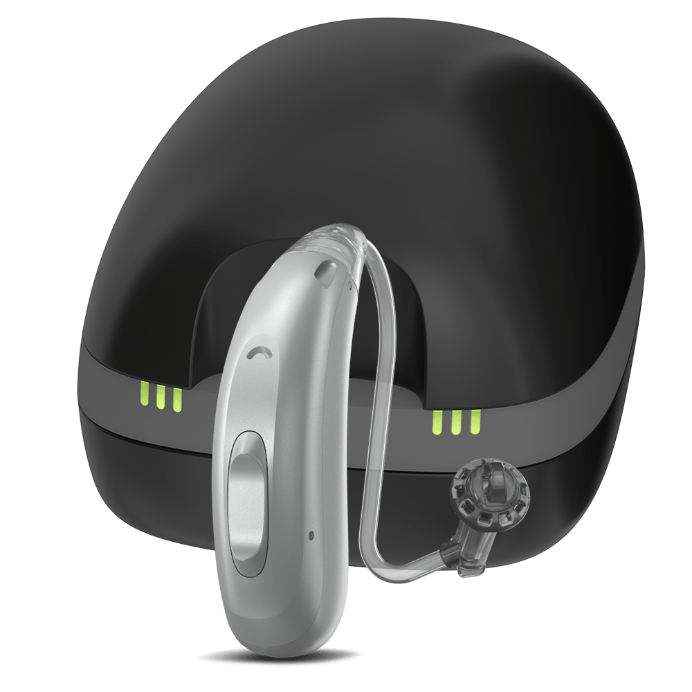 MCORE BLi rechargeable BTE hearing aids Rexton