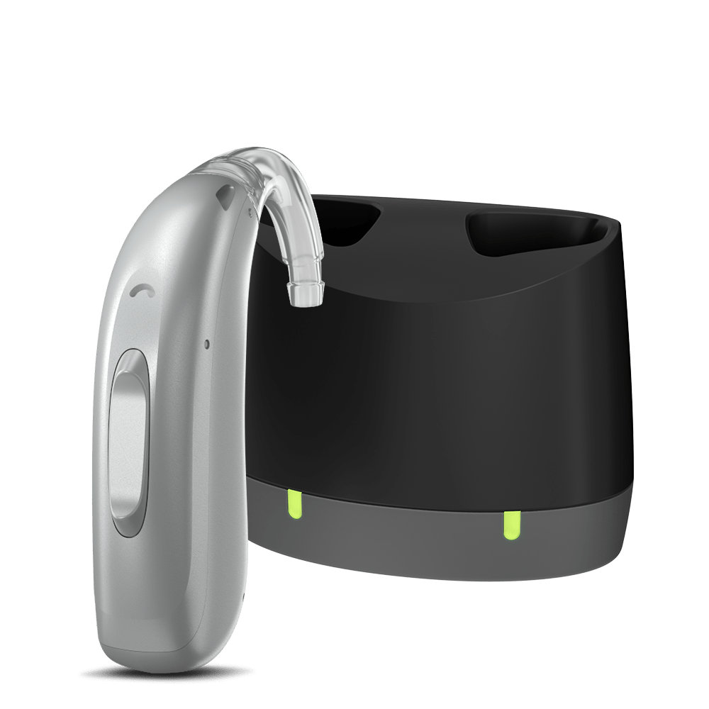 MCORE BLi rechargeable BTE hearing aids Rexton